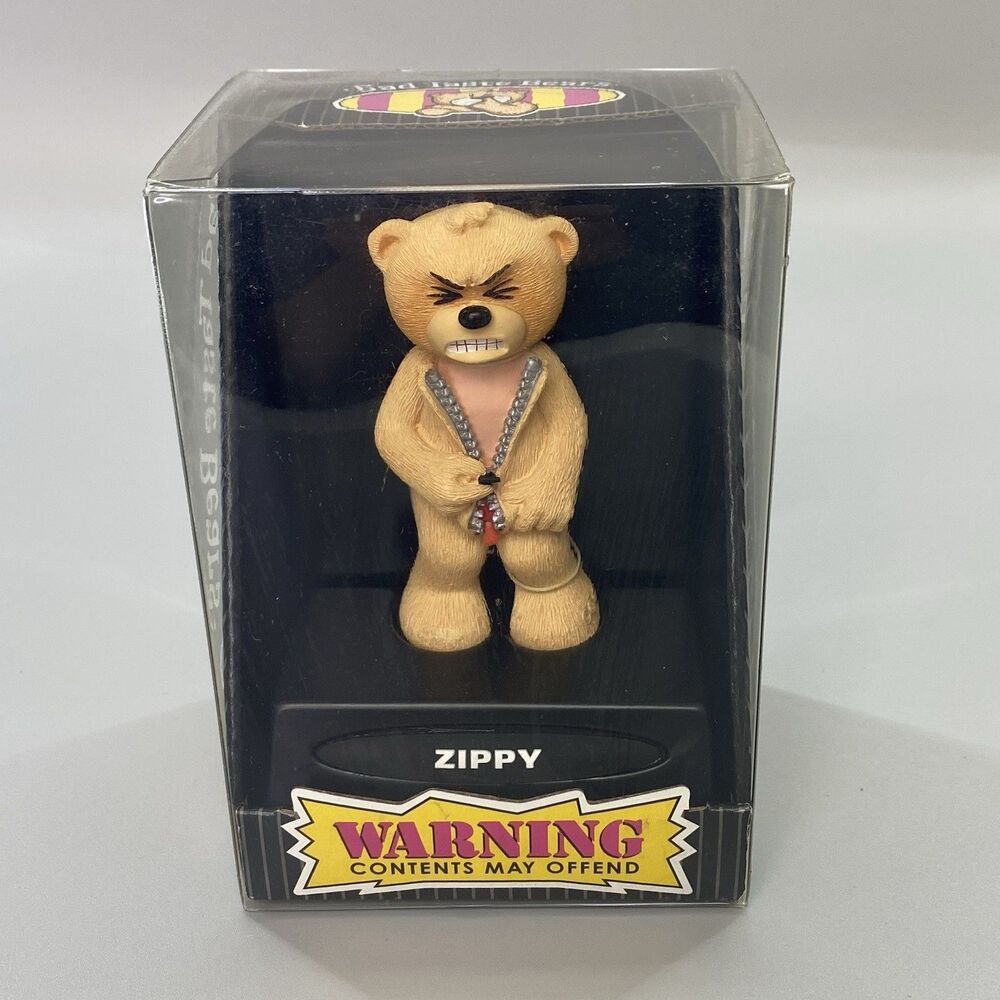 Bad Taste Bears ZIPPY Straitjacket Figurine Peter Underhill BTB Adult Humor 2004